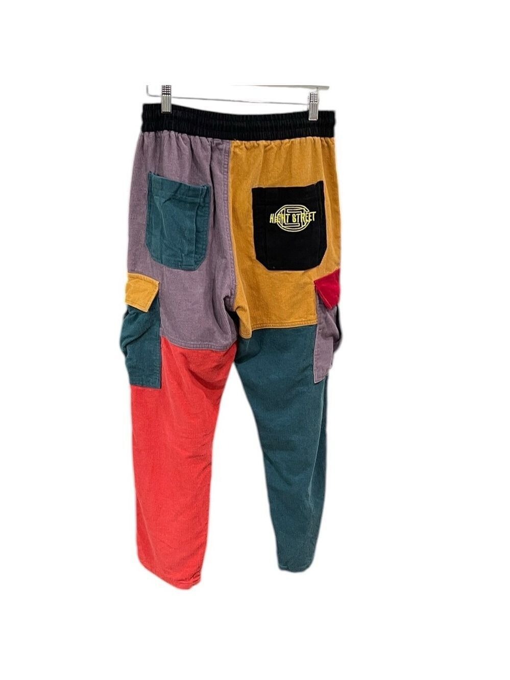 Coursemys Aelfric Eden Back To The 90’s Patchwork Corduroy Cargo Pants SZ S - Picture 3 of 6